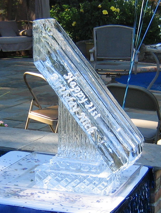 Book Ice Luge- Hire Ice shot Glasses